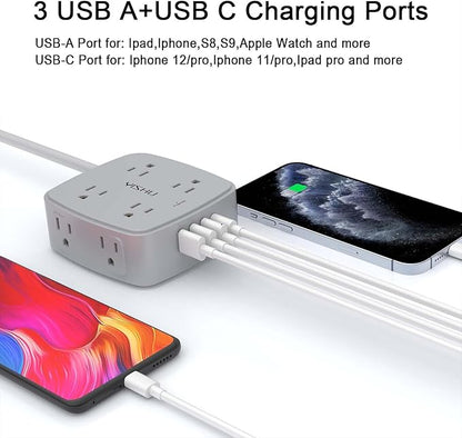 10 Ft Surge Protector Power Strip - Image 3