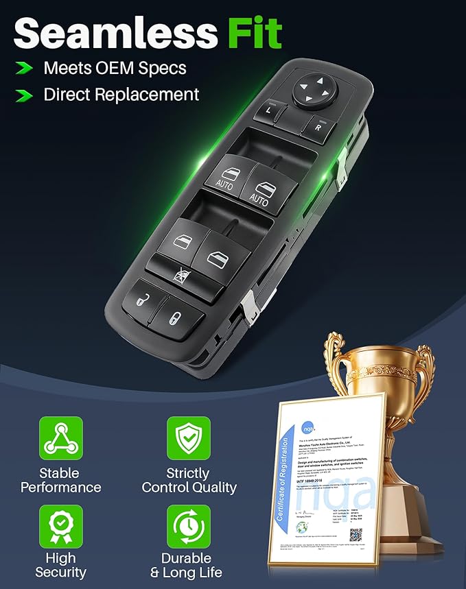 Dacall Master Power Window Switch Fits - Image 4