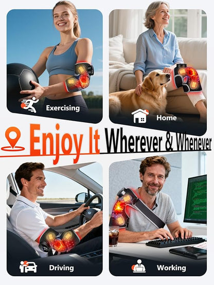 Upgrade 4 Massage Area Knee Brace & Red Light Therapy - Image 8