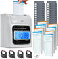 TooCust Time Clock Bundle with 400 Time Cards, 4 Ink Ribbons, 2 Ten-Slot Time by TooCust