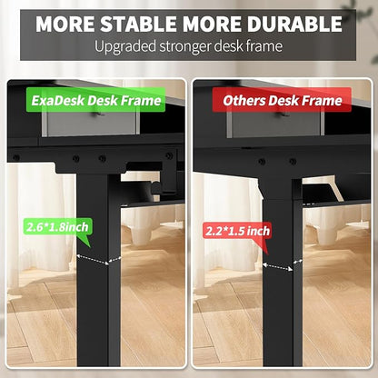 55 * 30 Inches Electric Standing Widened Desk Adjustable Height - Image 5