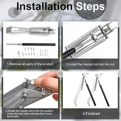 Amylove Dual Spring Automatic Roof Vent Opener Greenhouse Accessories Solar - Image 5