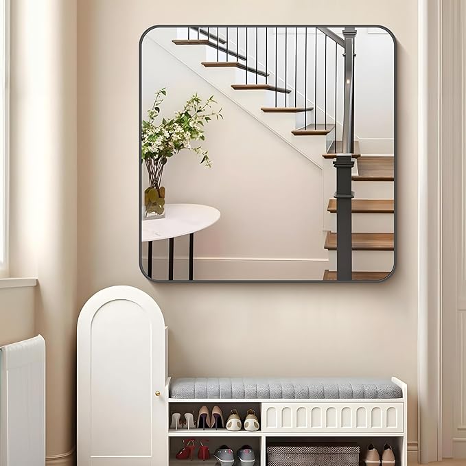 FORBATH Bathroom Mirror 42x42 Inch, Large Square Vanity Mirror - Image 4