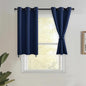 JIUZHEN Navy Blue Blackout Curtains by JIUZHEN