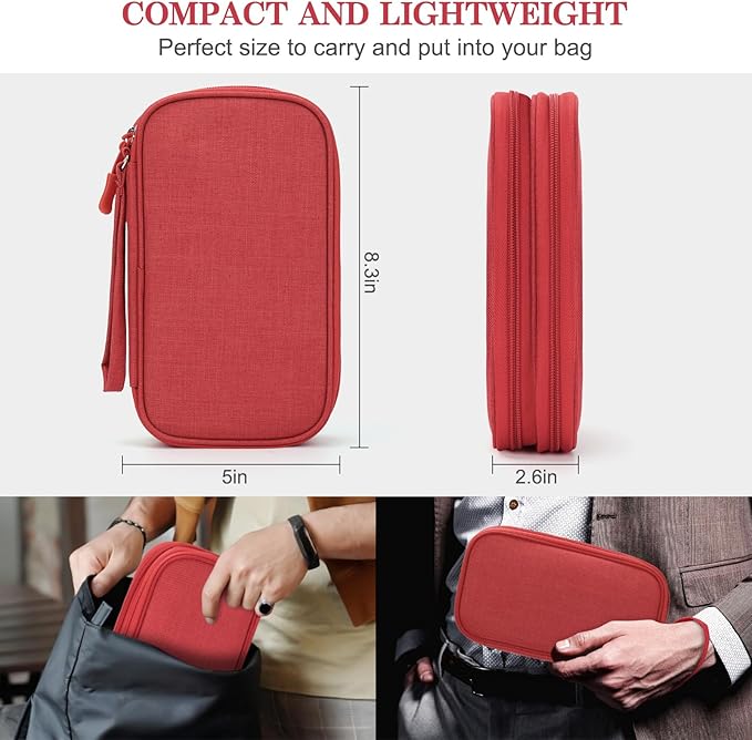 FYY Electronic Organizer, Travel Cable Organizer Bag Pouch Electronic - Image 2