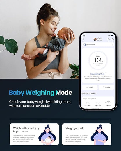 RENPHO Bluetooth Body Fat Scale, Digital Weight Scale Bathroom Smart Body - Image 6