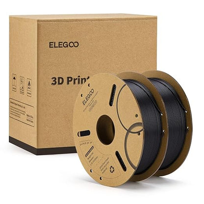 ELEGOO PLA Filament 1.75mm Black 2KG, 3D Printer Filament Dimensional Accuracy - Image 8