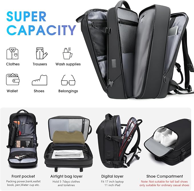 Vacuum Seal Travel Backpack, Expandable Vacpack Backpack - Image 4