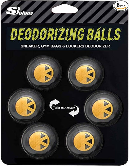 Shoe Deodorizer Odor Eliminator Ball -Sneaker Deodorizers balls Car Air by Sufuny