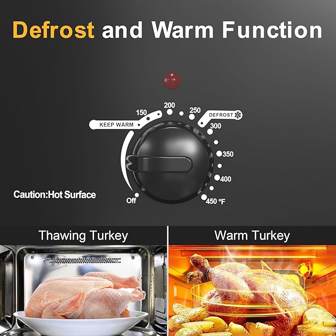 Sunvivi 26lb 22-Quart Roaster Oven, Electric Roaster Oven - Image 7