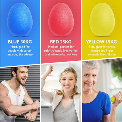 Peradix Hand Grip Strength Trainer, Stress Relief Ball, Wrist Rehab Therapy - Image 3