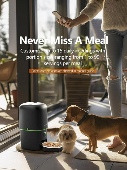 Automatic Cat Feeder with Camera - 5G WiFi Auto Cat Food Dispenser - Image 2