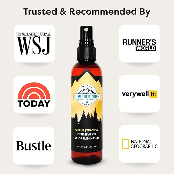 Lumi Outdoors Natural Shoe Deodorizer Spray & Odor Eliminator - Image 4