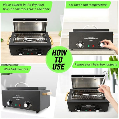 High Temperature Metal Tool Cleaning Box, 110V 300W 1.5L - Image 7