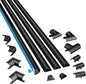 D-Line 13.12ft Cord Hider Kit, Patented Cable Cover, Hide Wires on Wall by D-LineUSAinc