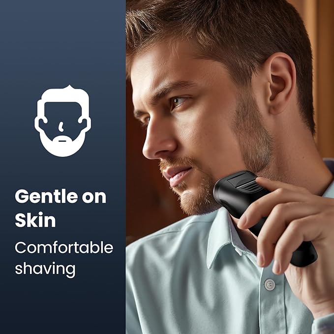 Electric Razor for Men Cordless: Wet/Dry Rotary Shaver Waterproof - Image 5