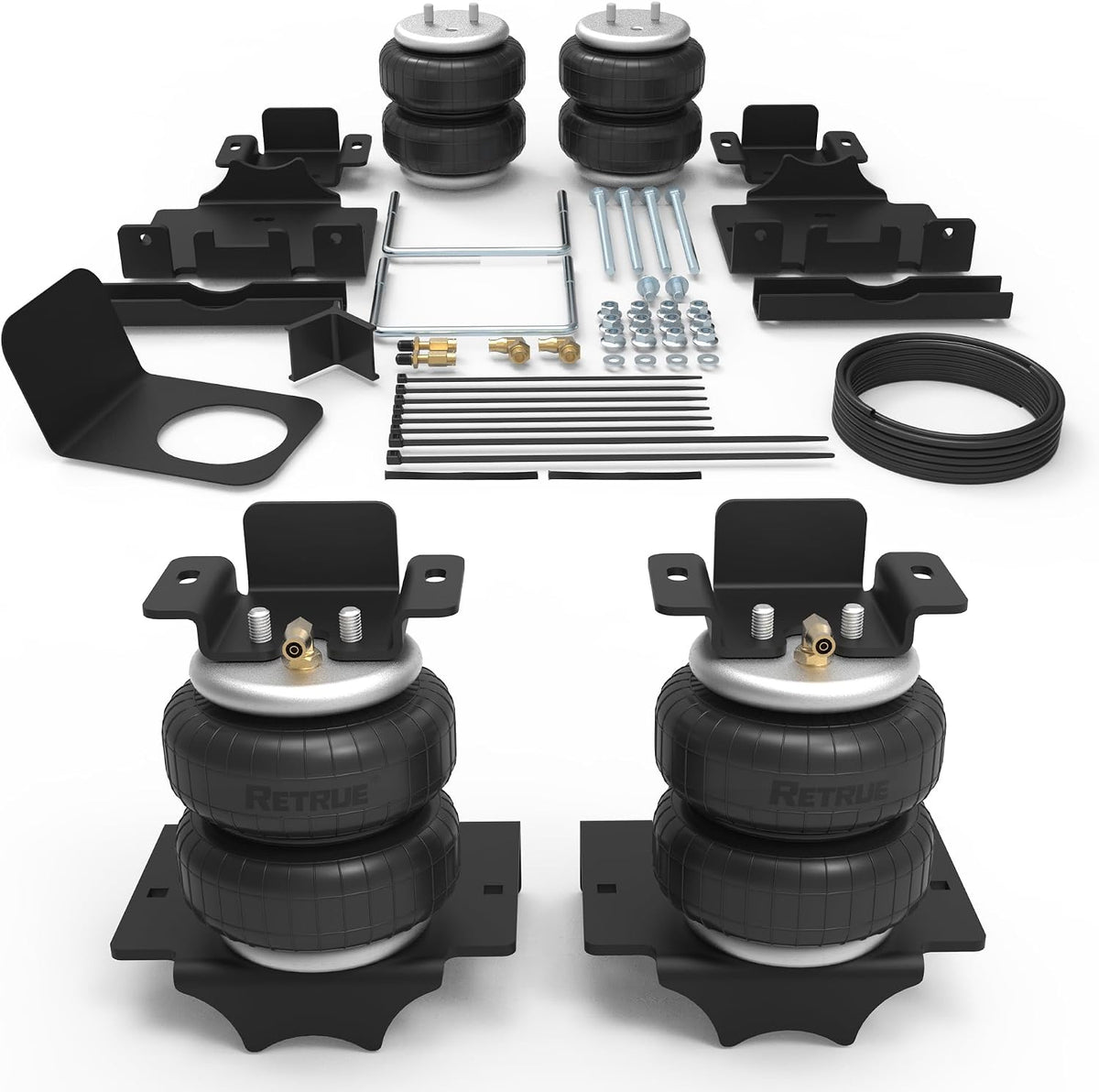 retrue rear air bags suspension kit compatible with, main product view