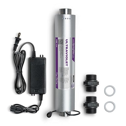 iSpring UVF50 LED UV Water Filter System, Whole House Ultraviolet Water by iSpring
