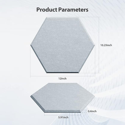 Amantech 12 Pack Acoustic Panels Self Adhesive Sound Proof Foam, High Density - Image 6