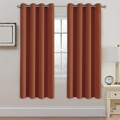 H.VERSAILTEX Solid Thermal Insulated Grommet Blackout Window Curtain Panels by HVERSAILTEX