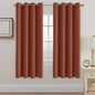 H.VERSAILTEX Solid Thermal Insulated Grommet Blackout Window Curtain Panels by HVERSAILTEX