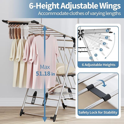 APEXCHASER Clothes Drying Rack - Image 4