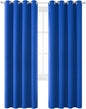 DUALIFE Royal Blue Grommet Room Darkening Curtains 52 x 90 Inches, 2 Panels by DUALIFE
