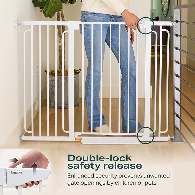 Cumbor 36" Extra Tall Baby Gate - Image 3