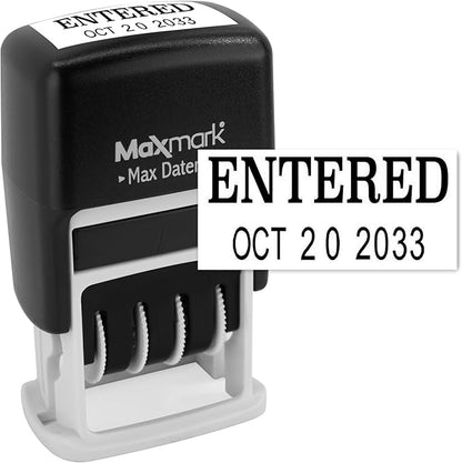 MaxMark Self-Inking Rubber Date Office Stamp by Maxmark