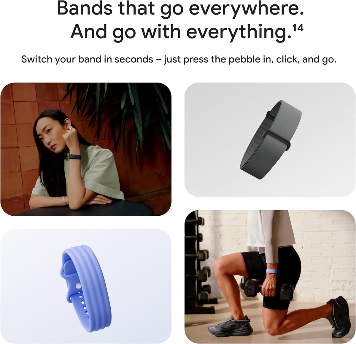 google fitbit air - screenless activity tracker, obsidian, view 11