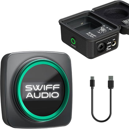 Wireless in Ear Monitor System, 5.8GHz Wireless IEM Switchable Stereo by SWIFFAUDIO