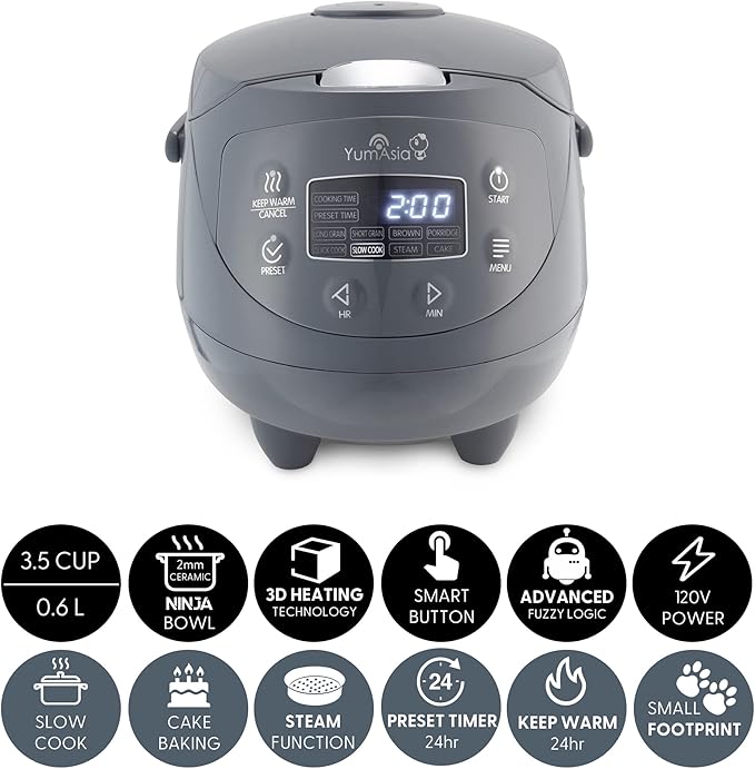 Yum Asia Panda Mini Rice Cooker - Image 2