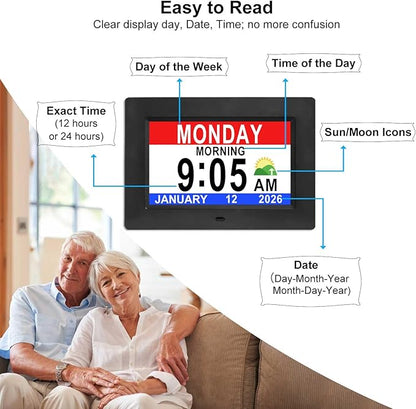 Jaihonda Dementia Clock for Seniors Digital Clock - Image 3