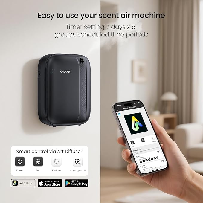 Waterless Diffuser, Hotel Scent Diffuser-Smart APP Control-400mL Capacity Up to - Image 5