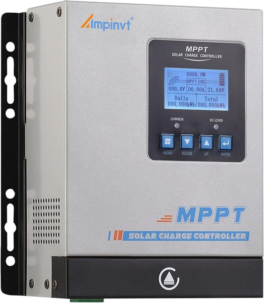 60amp MPPT Solar Charge Controller, 12v 24v 36v 48v auto Solar Battery Panel by OAEOffGridSolarPower