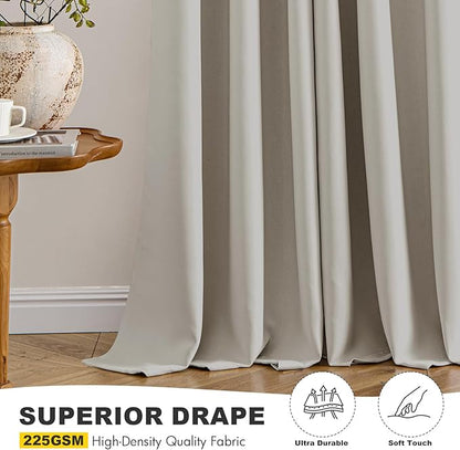 MIULEE Natural Blackout Curtains - Image 5