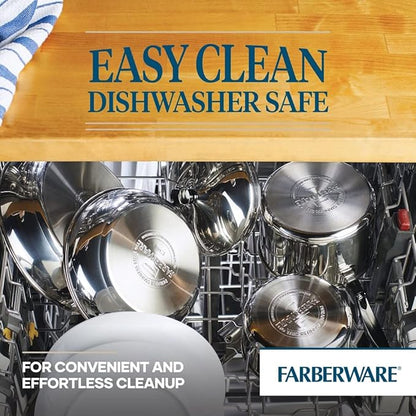 Farberware Classic Stainless Steel Cookware Pots and Pans Set - Image 3