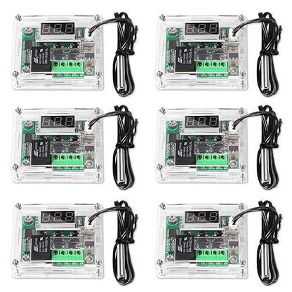 6PCS Temperature Controller Module XH-W1209 LCD Display Digital Thermostat by UMLIFE