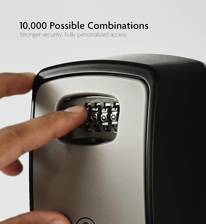 Iron Lock® Key Lock Box XXL Wall Mount – Waterproof Outdoor Key Safe - Image 3