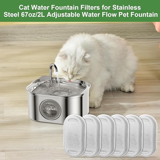 Cat Fountain Filters, 16 Pack Cat Water Fountain Filter - Image 7