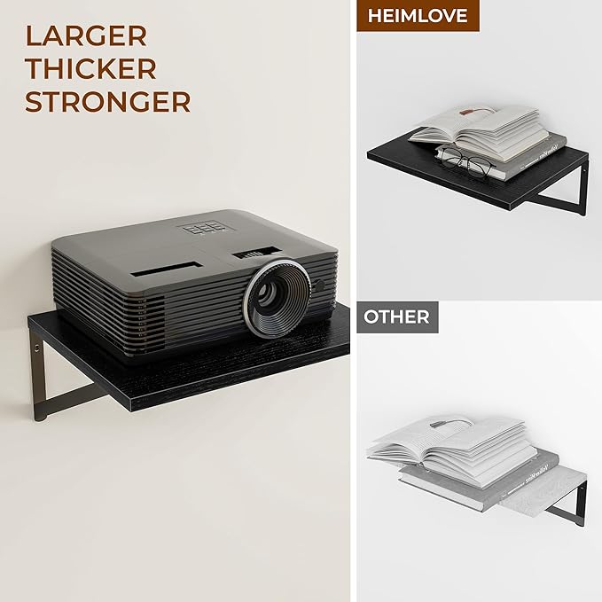 Heimlove 24" W x 12" D Wall Shelves - Image 5