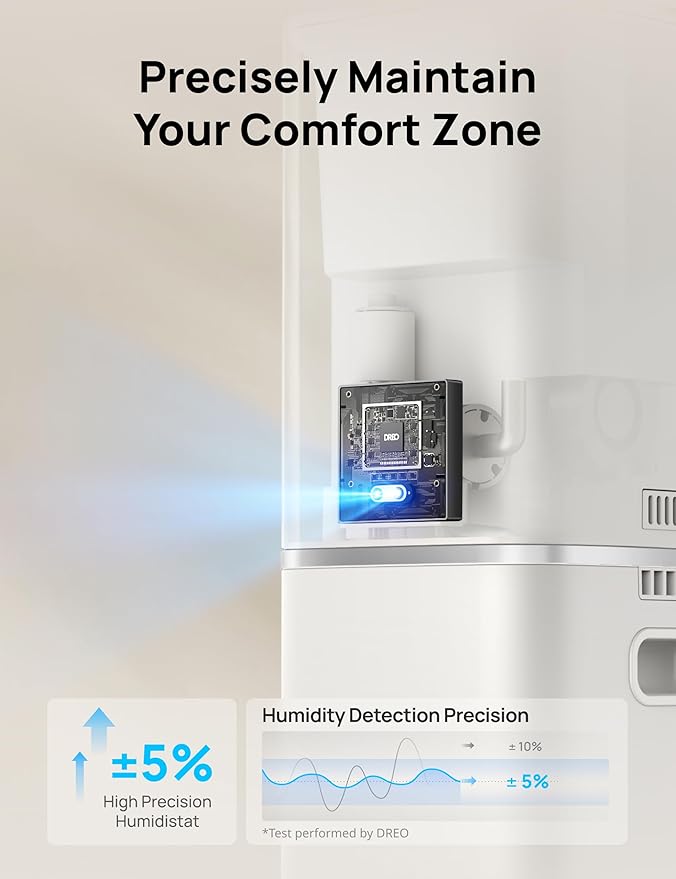 DREO HM735S 11L Smart Humidifier Large Room 700 ft², 100H Cool Mist Air - Image 5