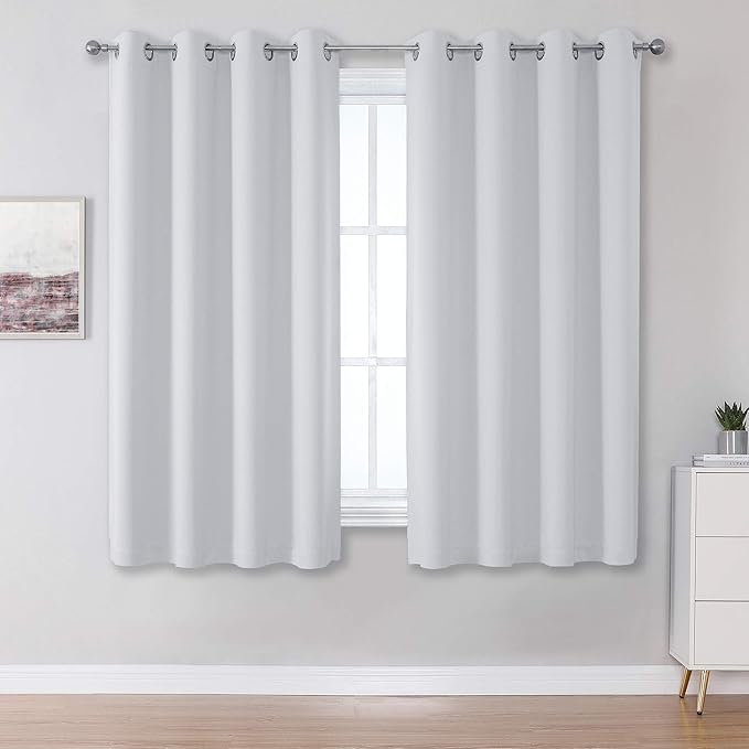DUALIFE White Curtain Panels by DUALIFE