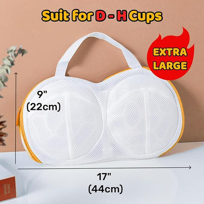3Pcs Bra Wash Bags for Laundry Lingerie Underwear Brassiere Bag Set for Washing - Image 3