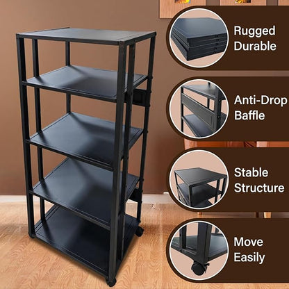 jvsufuik 5-Tier AV Media Stand - Image 3