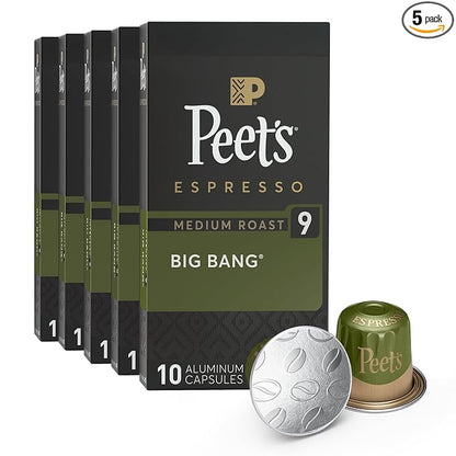 Peet's Coffee, Medium Roast Espresso Capsules, Compatible by Peet%E2%80%99sCoffee