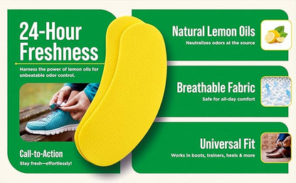 Natural Shoe Deodorant Stickers Odor Remover Patches - Image 6
