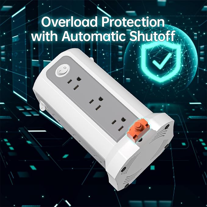 PASSUS Surge Protector Power Strip - Image 7
