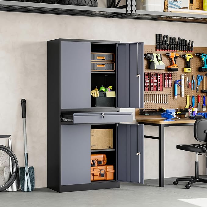 Yizosh Metal Garage Storage Cabinet - Image 6