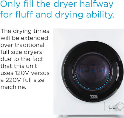 BLACK+DECKER BCED37 Compact Dryer - Image 6
